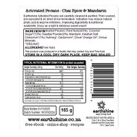 Earthshine Activated Pecans - Chai Spice & Mandarin